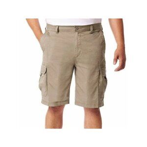 Unionbay Men's Size 38 Beige Cargo Shorts Cotton Blend Lightweight